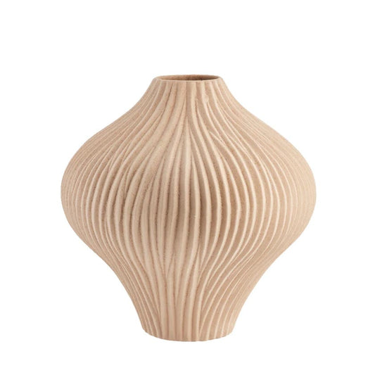Lene Bjerre A00016155 dekorációs váza Esmia dekorációs váza 34.5cm púder - Freyja Home Decor