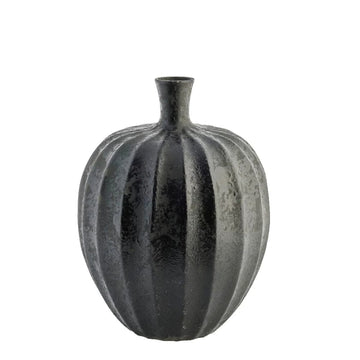 Lene Bjerre A00016159 dekorációs váza Esme dekorációs váza 42cm fekete - Freyja Home Decor