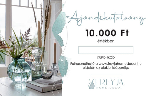 Lene Bjerre AJUNY10000 ajándékutalvány Ajándékutalvány 10.000Ft (nyomtatott) - Freyja Home Decor