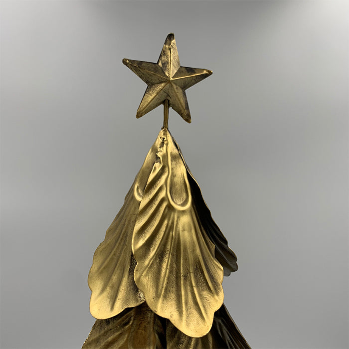 Minna karácsonyfa 41cm antik arany