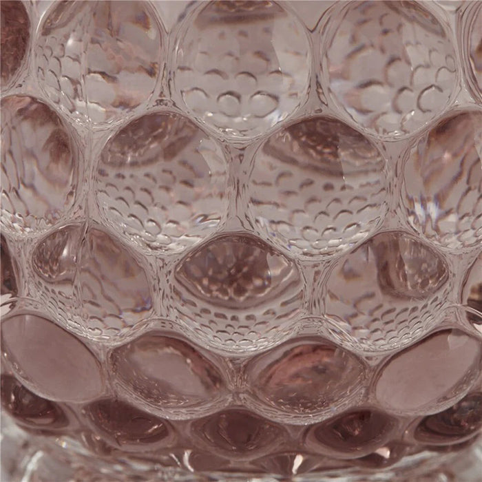 Miya díszüveg 11cm rózsaszín
