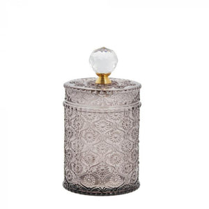 Miyelle díszüveg 15.5cm sötétszürke