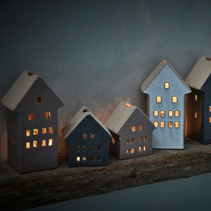 Molia kerámia házikó 11.3cm fekete
