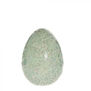 Murselia üveg tojás 20cm menta