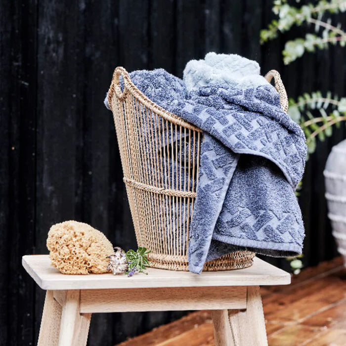 Norah rattan és bambusz kosár 37cm