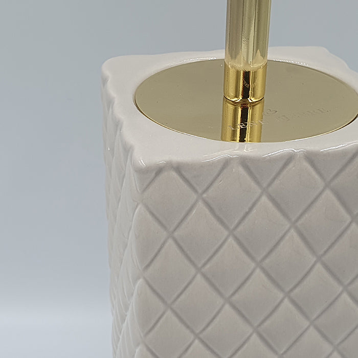 Portia kerámia WC-kefe 39cm karamell