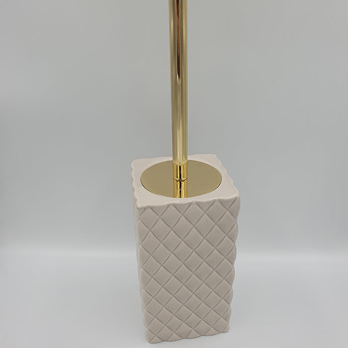 Portia kerámia WC-kefe 39cm karamell