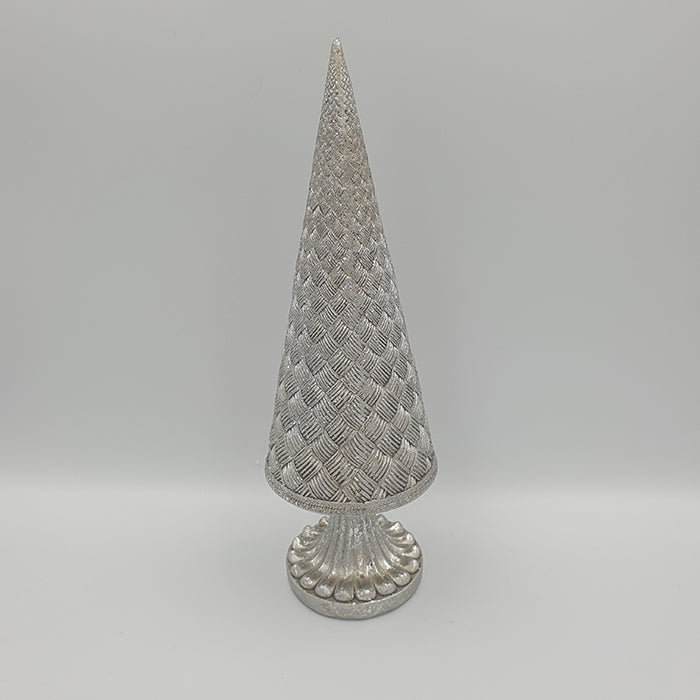 Sella karácsonyfa 23cm ezüst