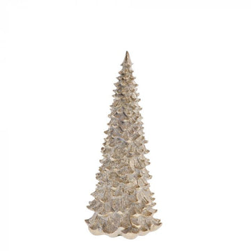Semise karácsonyfa 33cm világos arany