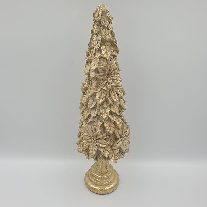 Serafina karácsonyfa 31cm antik világos arany