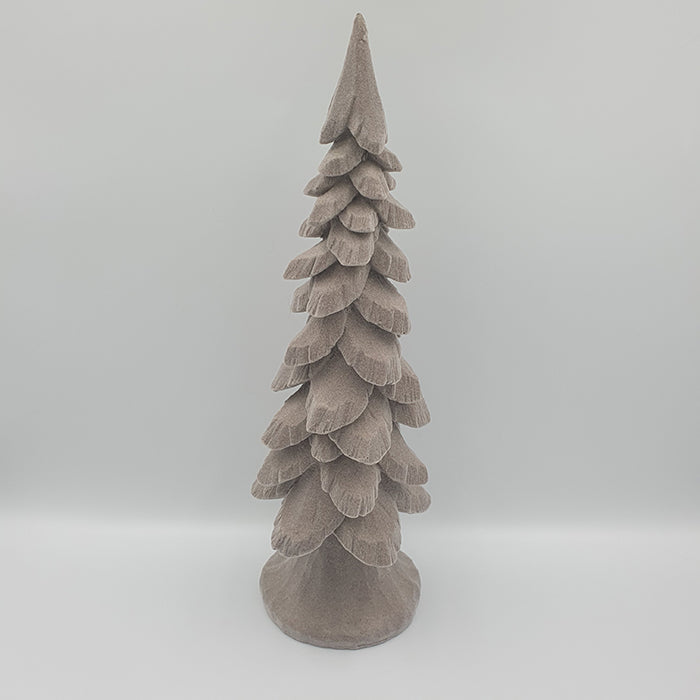 Serafina karácsonyfa 34cm szürkésbarna