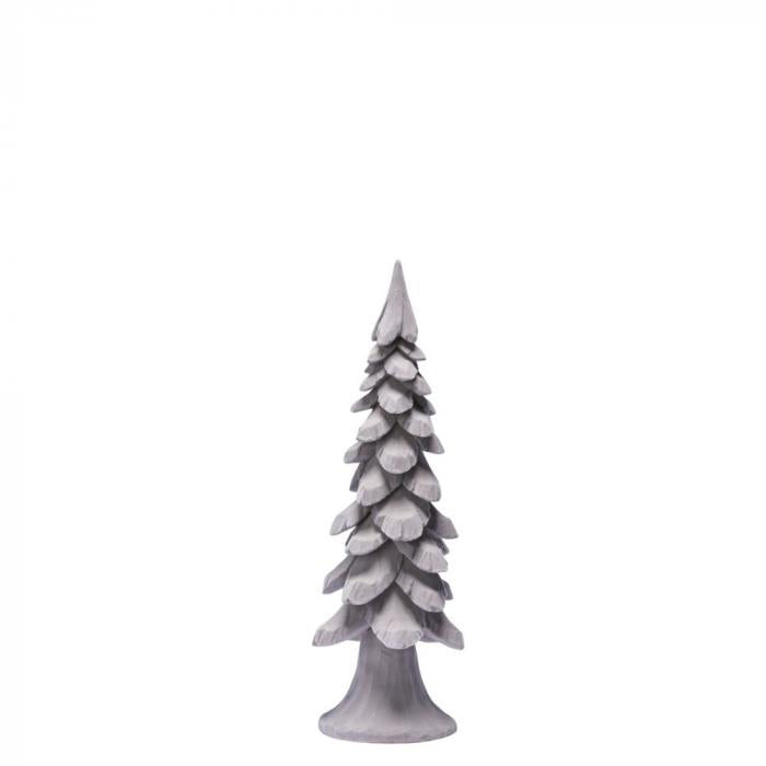 Serafina karácsonyfa 34cm szürkésbarna