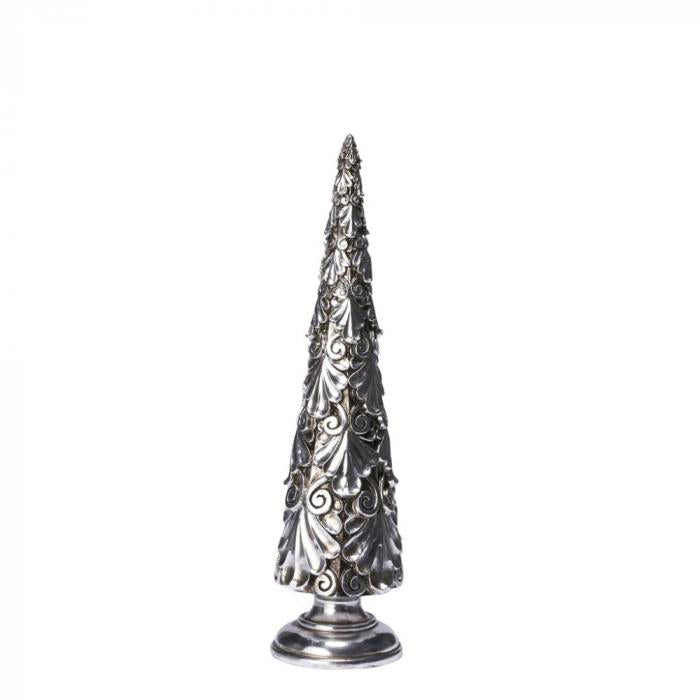 Serafina karácsonyfa 42.5cm antik ezüst