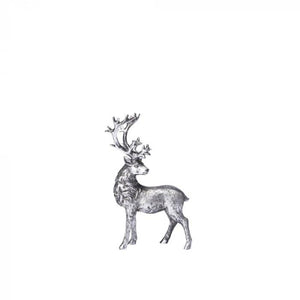 Serafina rénszarvas 14cm antik ezüst