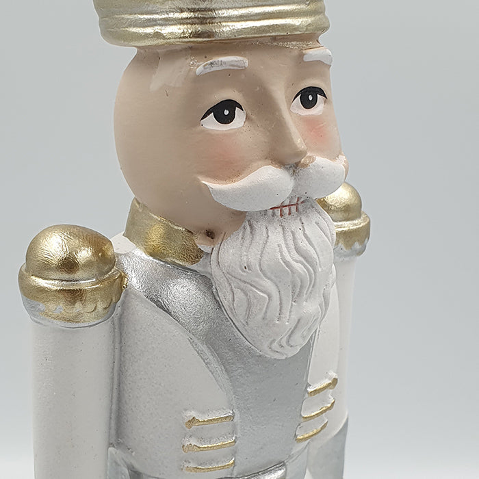 Tinsie diótörő figura 29.5cm fehér