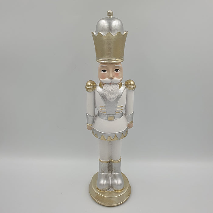 Tinsie diótörő figura 29.5cm fehér