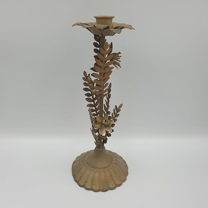 Vintagia gyertyatartó 28.5cm antik arany